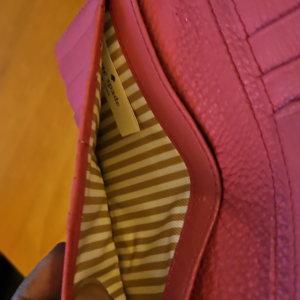 Kate Spade Fuchsia Leather Wallet - Picture 6 of 11